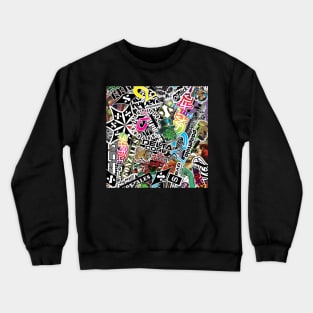 sticker bombe art Crewneck Sweatshirt